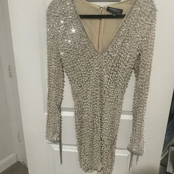 Beaded Pearl Dress - Picture 2 of 3